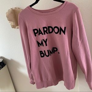 Pardon my bump maternity sweater xs